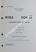 Book cover of Periodical Operating Notice containing General Instructions and Notices, 2 February to 6 April 2002 by Railtrack East Anglia